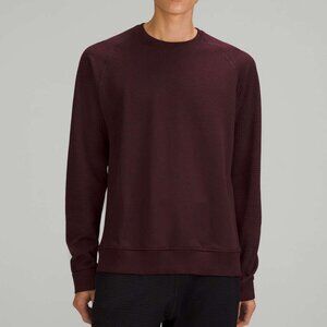 Lululemon • Engineered Warmth Long Sleeve Crew Cassis Pomegranate Black • XL/XXL